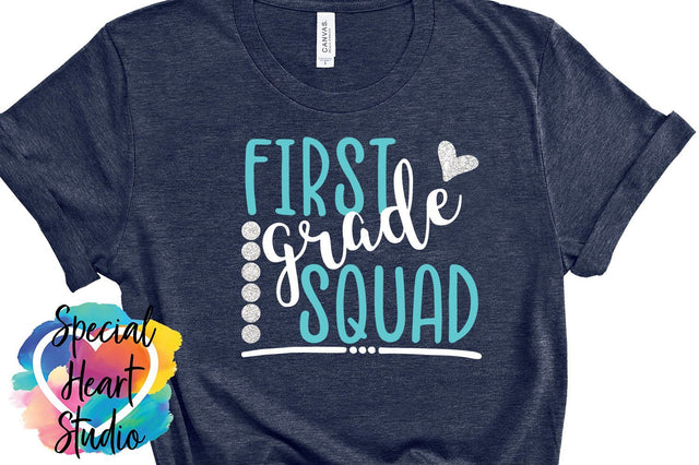 First Grade Squad SVG Special Heart Studio 