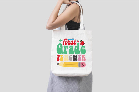First Grade Teacher SVG designartist 