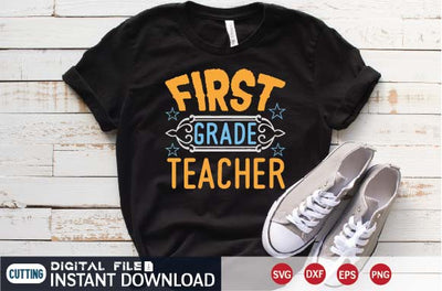 first grade teacher SVG designer krishna 