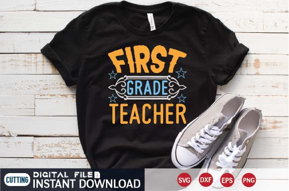 first grade teacher SVG designer krishna 