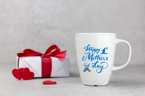 First mothers day quotes sublimation. Happy mothers day. PNG SVG Angelina Semenova 
