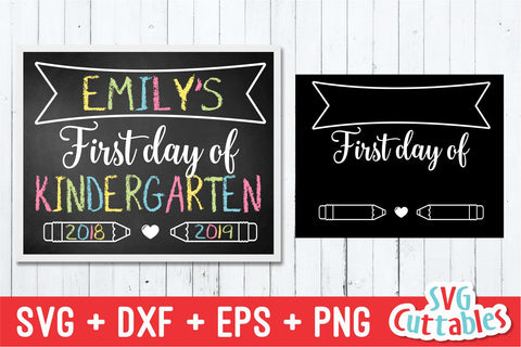 First or Last Day of School Pencil SVG Svg Cuttables 