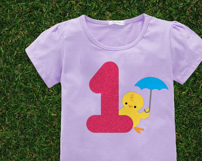 First Spring Showers Chick SVG Designed by Geeks 