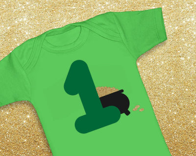 First St. Patrick's Day Pot of Gold SVG Designed by Geeks 