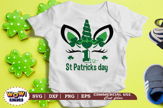 First St Patrick's day svg, March 17 svg, Kids Patrick's day svg, Irish svg, Lucky svg, Patrick's day cut files, patty day, Green day svg, , Patricks day funny quotes SVG Wowsvgstudio 