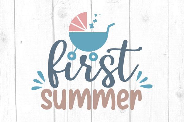First Summer Svg SVG cricutfilesmg 
