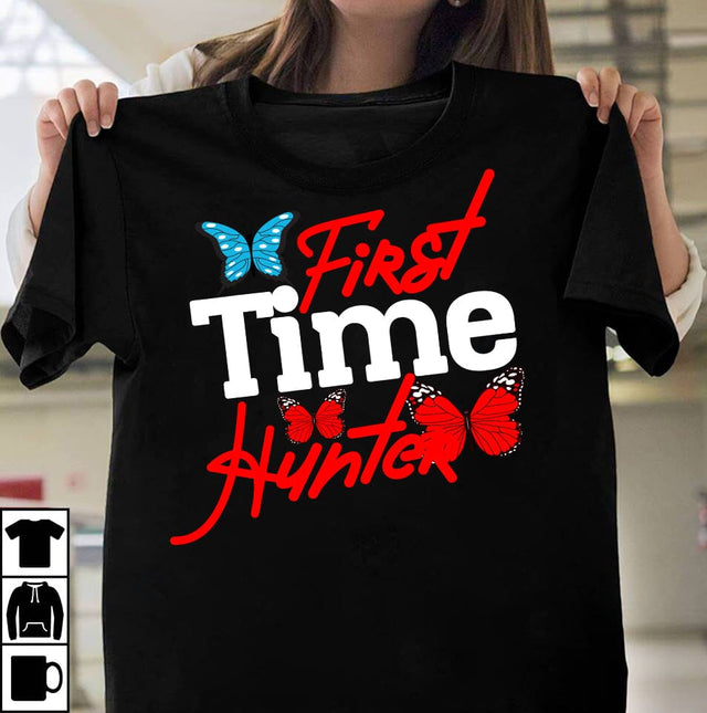 First Time Hunter SVG Cut File SVG BlackCatsMedia 