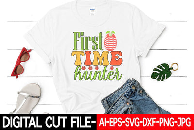 First Time Hunter Svg SVG Blessedprint 