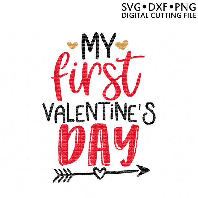 First Valentine's Day SVG So Fontsy Design Shop 