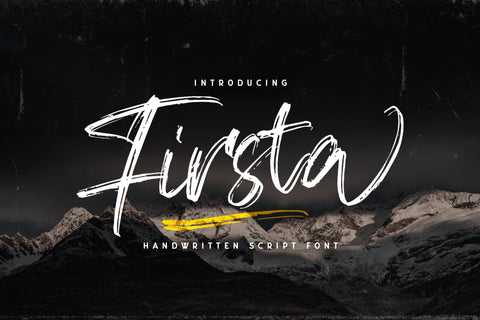 Firsta - Handwritten Font Font StringLabs 