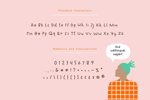 Fish Bones Font Cotton White Studio 