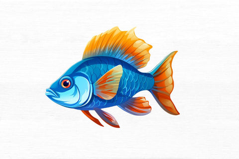 Fish Clipart Bundle Sublimation Regulrcrative 