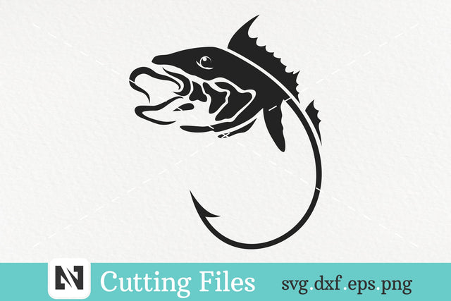 Fish Hook Svg, Fishing Svg, Fishing Hook Svg, Tuna Svg SVG Pinoyart Kreatib 
