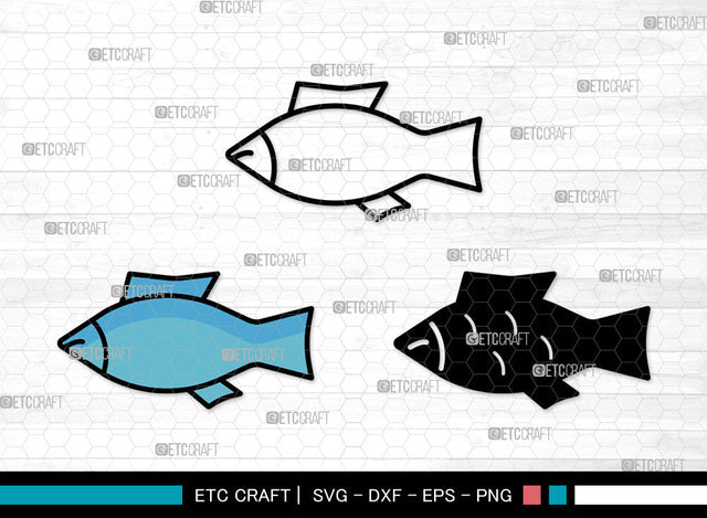 Fish Icons Color, Fish Svg, Dolly Fish Svg, Fishes, Scrapbook Fish, Fish Bundle, Icon Bundle, Svg Cut File, Dxf, Eps, Png, SVG ETC Craft 