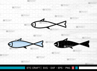 Fish Icons Color, Fish Svg, Dolly Fish Svg, Fishes, Scrapbook Fish, Fish Bundle, Icon Bundle, Svg Cut File, Dxf, Eps, Png, SVG ETC Craft 