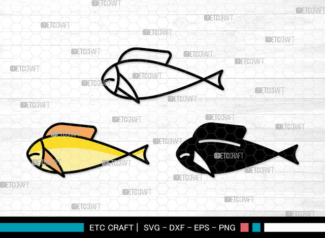 Fish Icons Color, Fish Svg, Dolly Fish Svg, Fishes, Scrapbook Fish, Fish Bundle, Icon Bundle, Svg Cut File, Dxf, Eps, Png, SVG ETC Craft 