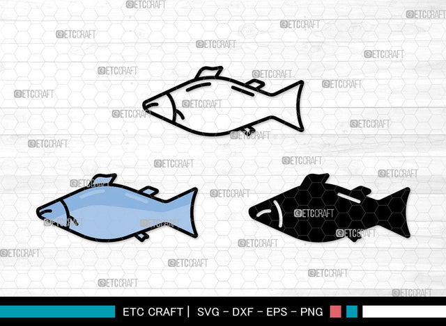 Fish Icons Color, Fish Svg, Dolly Fish Svg, Fishes, Scrapbook Fish, Fish Bundle, Icon Bundle, Svg Cut File, Dxf, Eps, Png, SVG ETC Craft 
