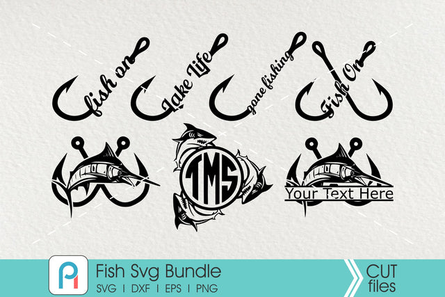 Fish Svg Bundle SVG Pinoyart Kreatib
