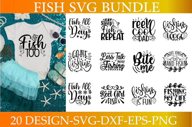 Fish SVG Bundle SVG Shahin alam 