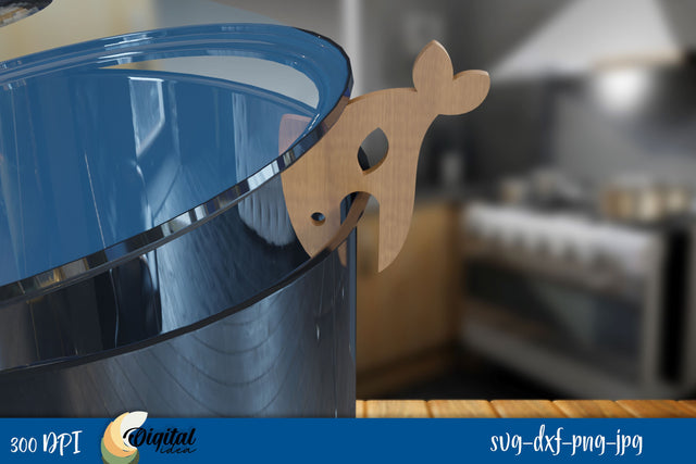 Fish SVG. Pot Prop Laser Cut Design. 3D Kitchen Laser Cut. SVG Evgenyia Guschina 