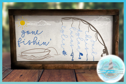 Fishin' Buddies Hand Written Script Font PLUS Doodles SVG Harbor Grace Designs 