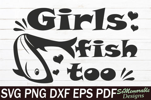 Fishing Bundle SVG cut file, Fishing Designs SVG SoMemorableDesigns 