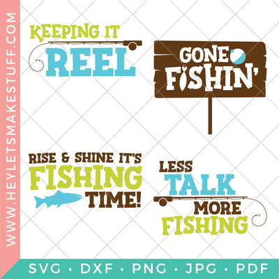 Fishing Bundle SVG Hey Let's Make Stuff 