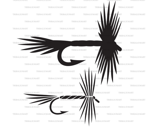 Fishing Fly Lure SVG TribaliumArtSF 