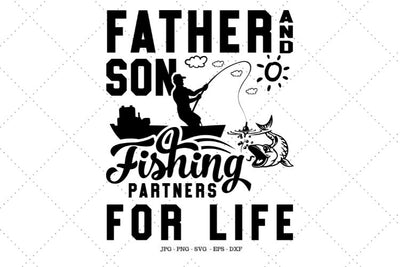 Fishing Gift, Fathers Day Gift, Gift for Dad, Fathers Day Fishing, Gift from Son, Fishermen Gift, Digital Download SVG SVG Digital Designer 