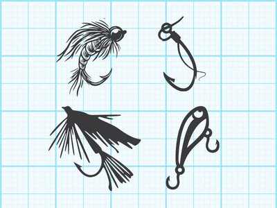 Fishing Hook Svg SVG Johan Ru designs 