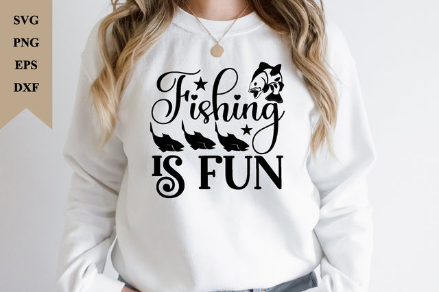 fishing is fun SVG SVG buydesign 