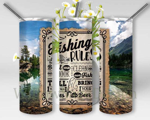 Fishing Lake Life 20oz Skinny Tumbler Png, Fishing Tumbler, Father's Day Gift Fisherman, Lake Life Tumbler, Camp Png Downloads Sublimation WillowSageDesign 