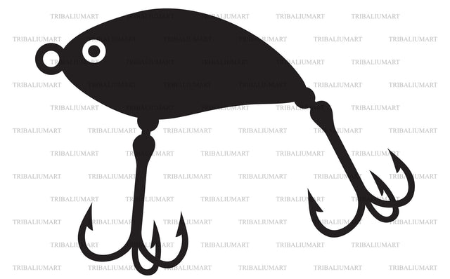 Fishing Lure SVG TribaliumArtSF 