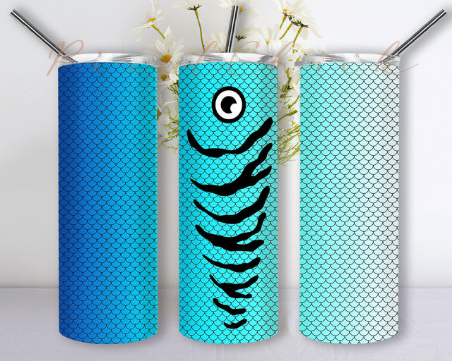Fishing Lure Tumbler PNG, Fishing Lure Sublimation Wrap, Fishing Lure 20oz Skinny Tumbler Wrap Sublimation PixelChick 