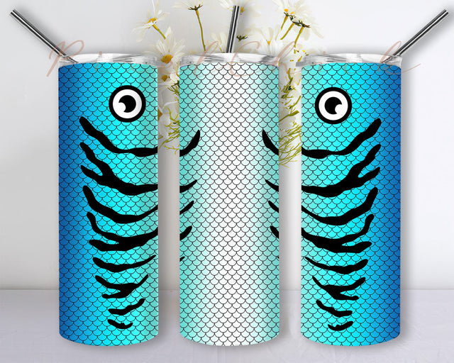 Fishing Lure Tumbler PNG, Fishing Lure Sublimation Wrap, Fishing Lure 20oz Skinny Tumbler Wrap Sublimation PixelChick 