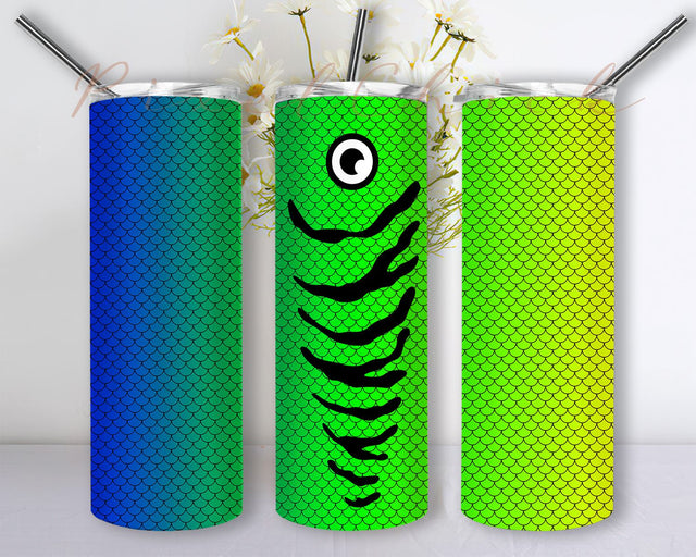 Fishing Lure Tumbler PNG, Fishing Lure Sublimation Wrap, Fishing Lure 20oz Skinny Tumbler Wrap Sublimation PixelChick 