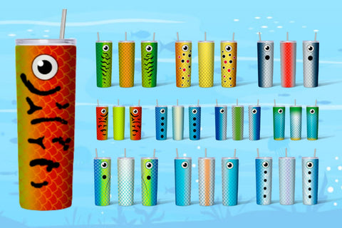 Fishing Lure Tumbler Sublimation Sublimation SvgOcean 