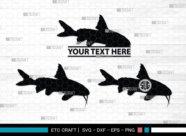 Fishing Monogram, Fishing Silhouette, Fishing SVG, Fish Svg, Tuna Svg, Shark Svg, SB00265 SVG ETC Craft 