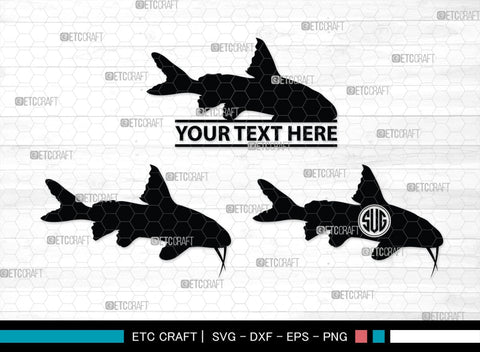 Fishing Monogram, Fishing Silhouette, Fishing SVG, Fish Svg, Tuna Svg, Shark Svg, SB00265 SVG ETC Craft 