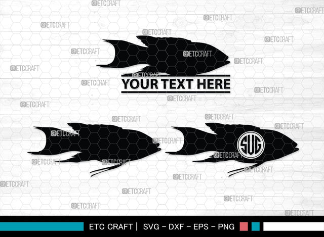 Fishing Monogram, Fishing Silhouette, Fishing SVG, Fish Svg, Tuna Svg, Shark Svg, SB00265 SVG ETC Craft 