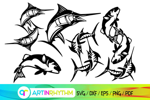 fishing monogram svg bundle SVG Artinrhythm shop 