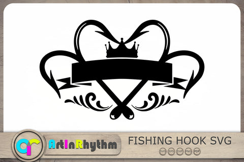 Fishing Monogram Svg, Fishing Svg, Fish Hook Svg, Fish Svg SVG Artinrhythm shop 