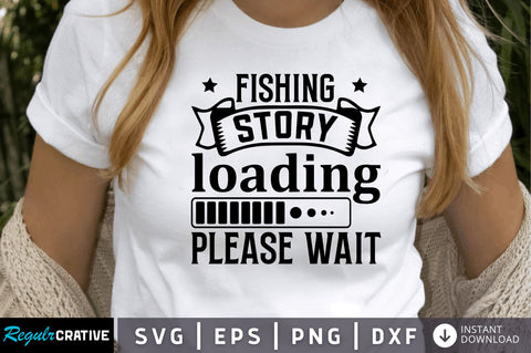 Fishing story loading SVG SVG Regulrcrative 