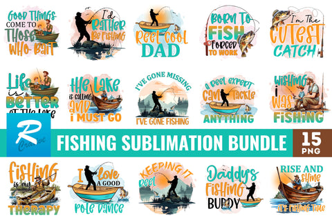 Fishing Sublimation Bundle Sublimation Regulrcrative 