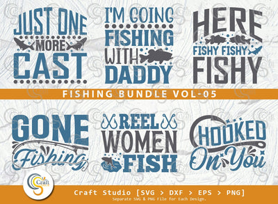 Fishing SVG Bundle, Fishing Rod Svg, Happy Fishing Svg, Fishing Hook Svg, Fishing Quotes, Fishing Cutting File SVG ETC Craft 