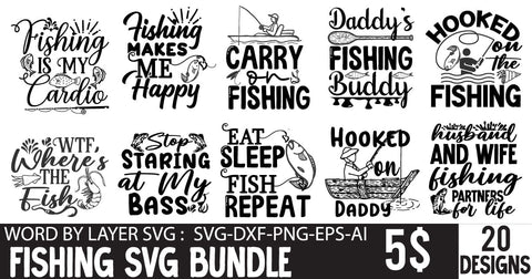 Fishing SVG Bundle, Fishing SVG 20 Design, Best Fishing SVG Cut File, Fishing T-Shirt Bundle , Fishing Sublimation Bundle, Fishing Clipart,Fishing SVG Quotes Bundle,Fisher SVG Bundle SVG Insomnia Std 