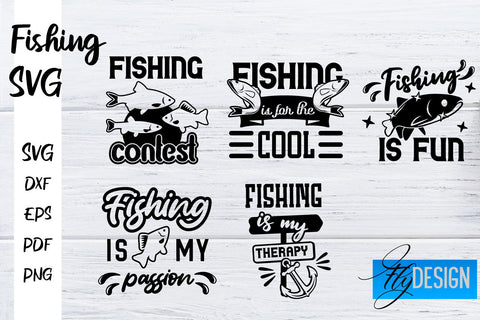 Fishing SVG Bundle | Fishman SVG | Funny Quotes SVG Bundle SVG Fly Design 