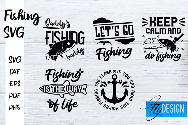 Fishing SVG Bundle | Fishman SVG | Funny Quotes SVG Bundle SVG Fly Design 