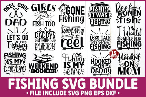 Fishing SVG Bundle SVG Ariyan 