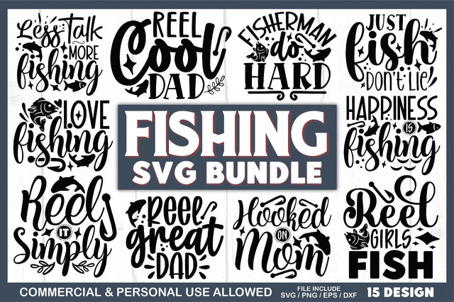 Fishing SVG Bundle SVG Ariyan 